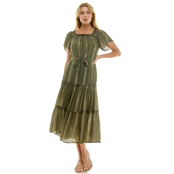 Winslow Collection - Wholesale Dress - Women's - WINSLOW GLEAM TIERED MAXI DRESS9