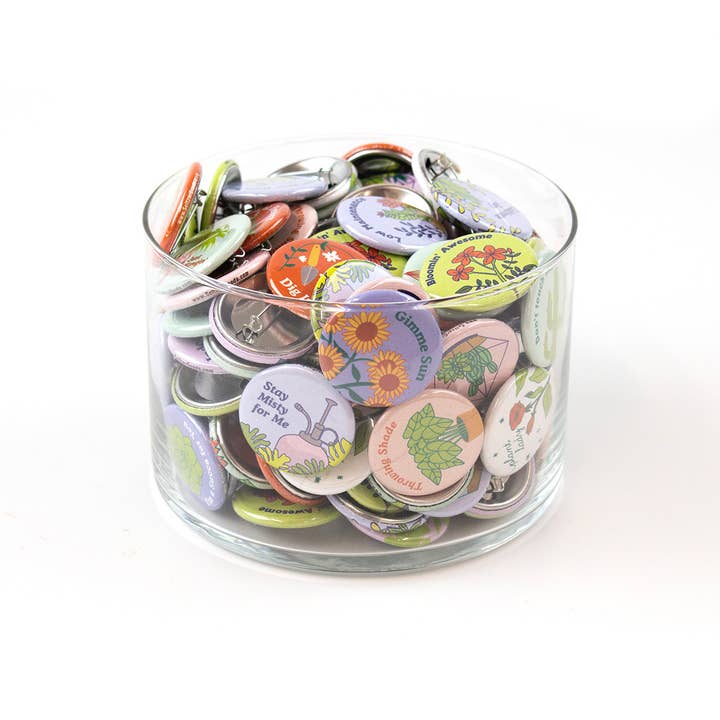 Amante de la Planta Botones Surtido (132 Botones) para venta al por mayor de Seltzer Goods