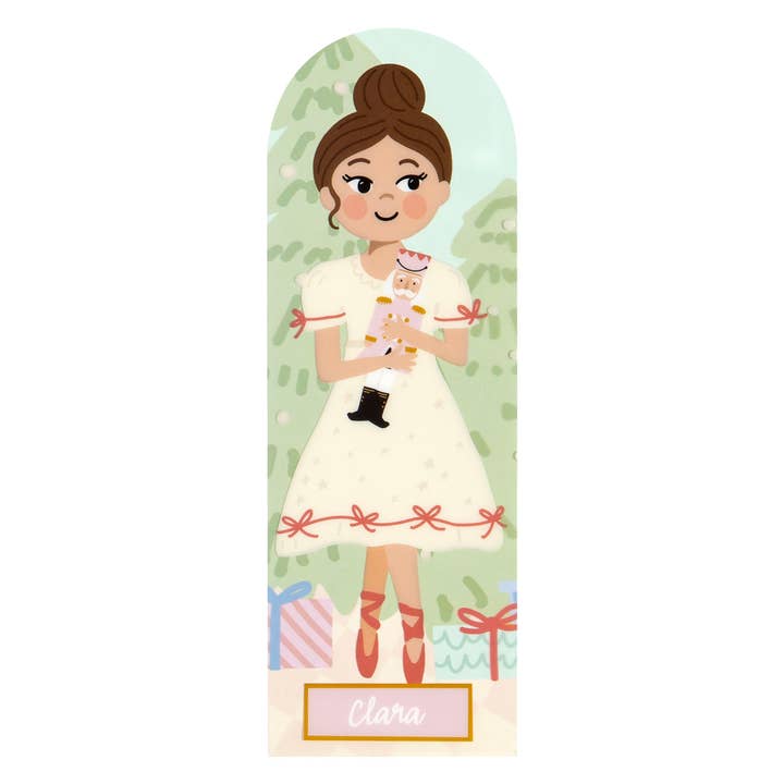 The Nutcracker Clara Acetate Bookmark for wholesale by Pippi Post