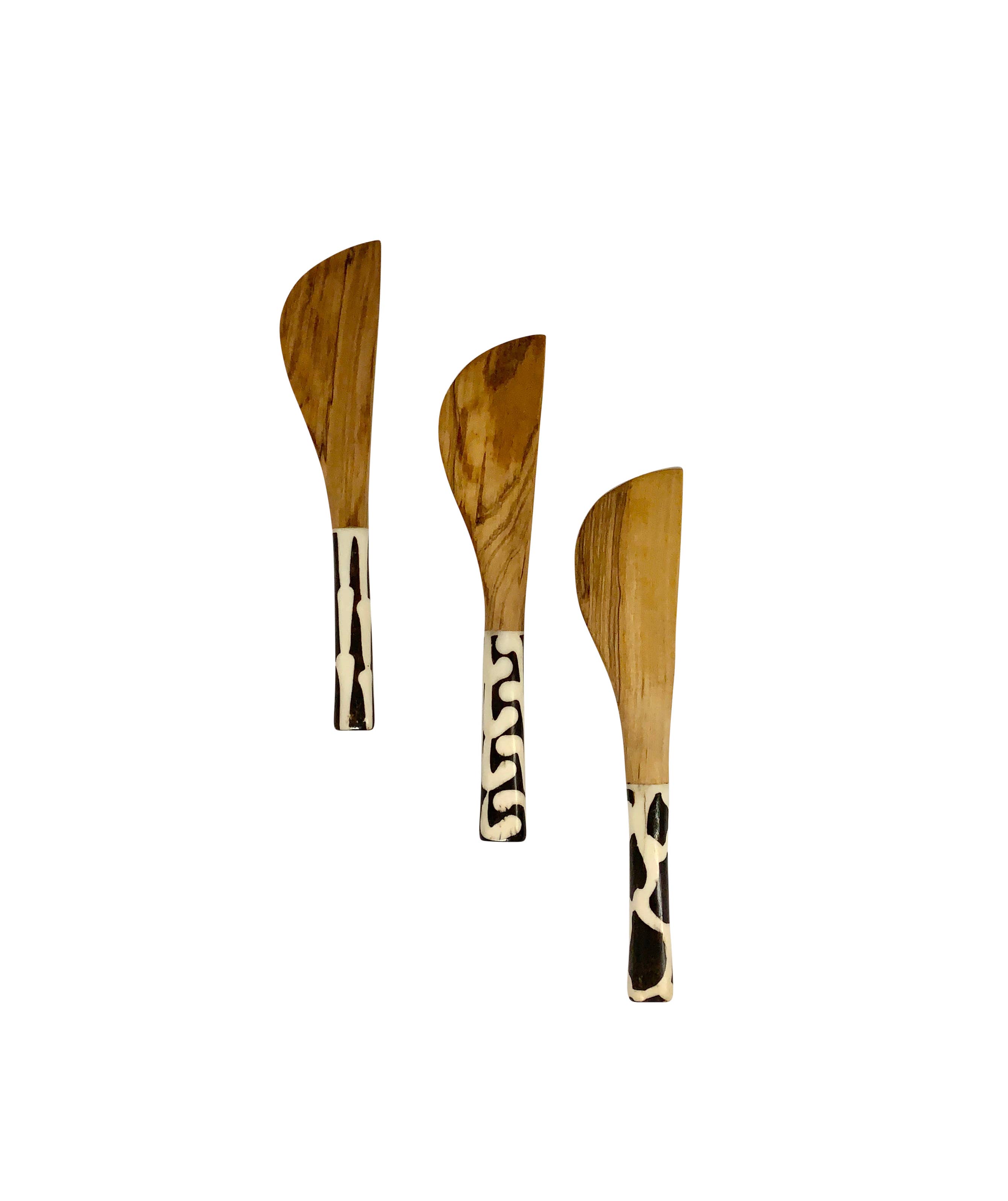 Harkiss Designs – Utensílios para servir por atacado – Conjuntos de Servir Almoço de Azeitona e Batik1