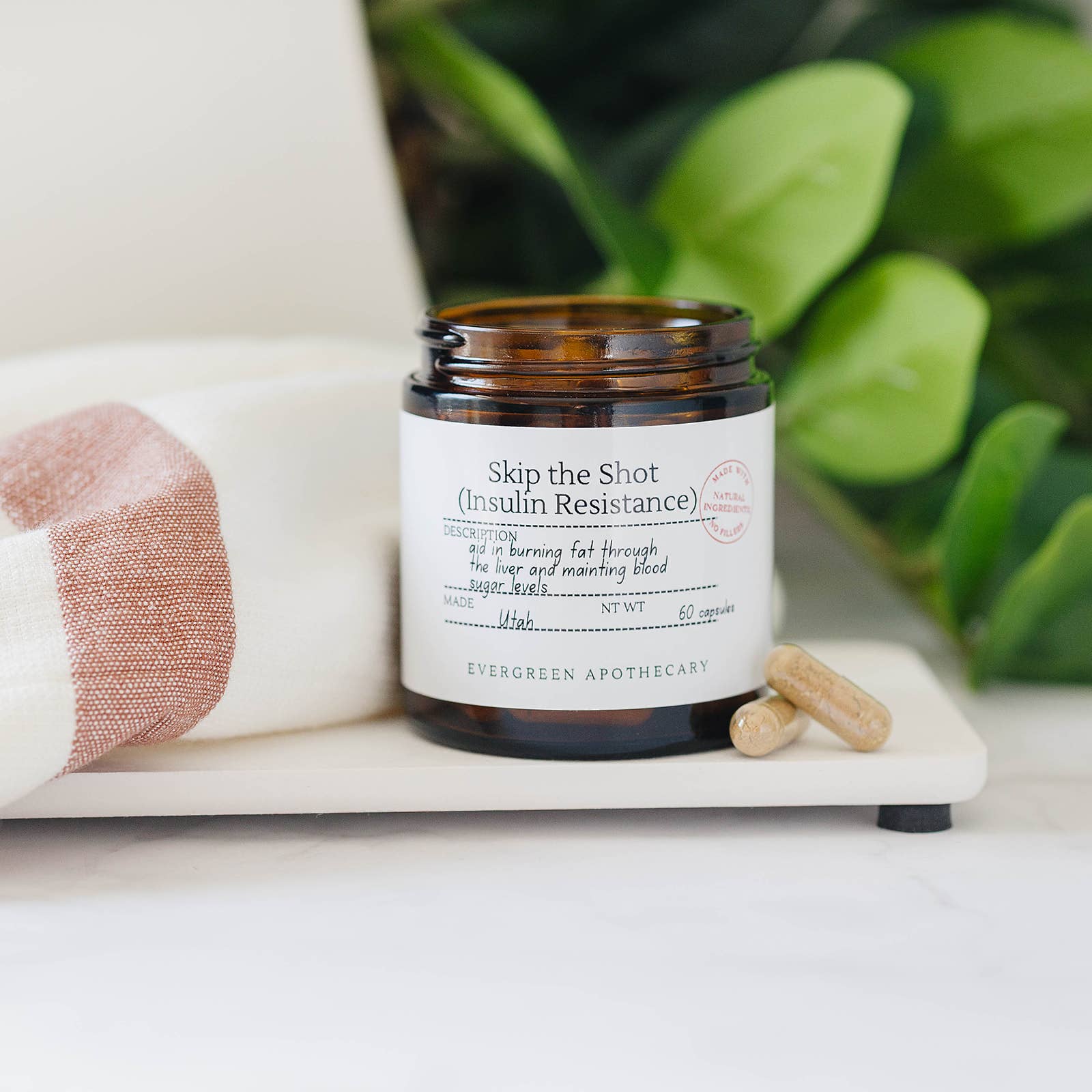 Evergreen Apothecary - Wholesale Oral Supplement/Vitamin - Skip the Shot, Insulin Resistance, Weight Loss Aid Capsule2