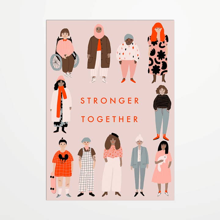 Postcard - Jennifer Bouron - Strong together for wholesale by My 365