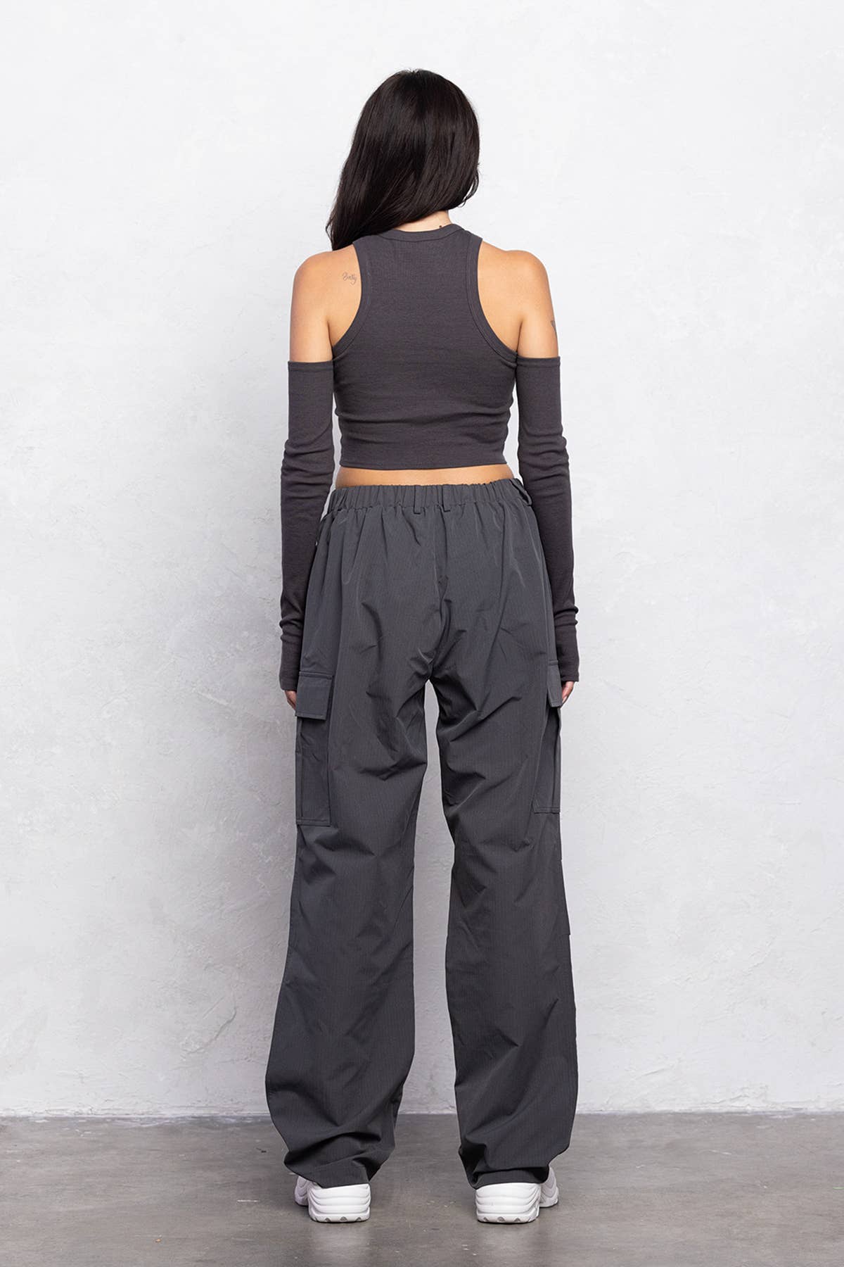 No Vacancy - Vente Pantalon – femme - Nouveaux pantalons parachute à larges jambes10