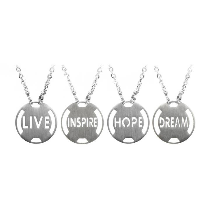 Spirit samling halskæde - rustfrit stål for engroshandel hos ATHLETE INSPIRED, Inc.