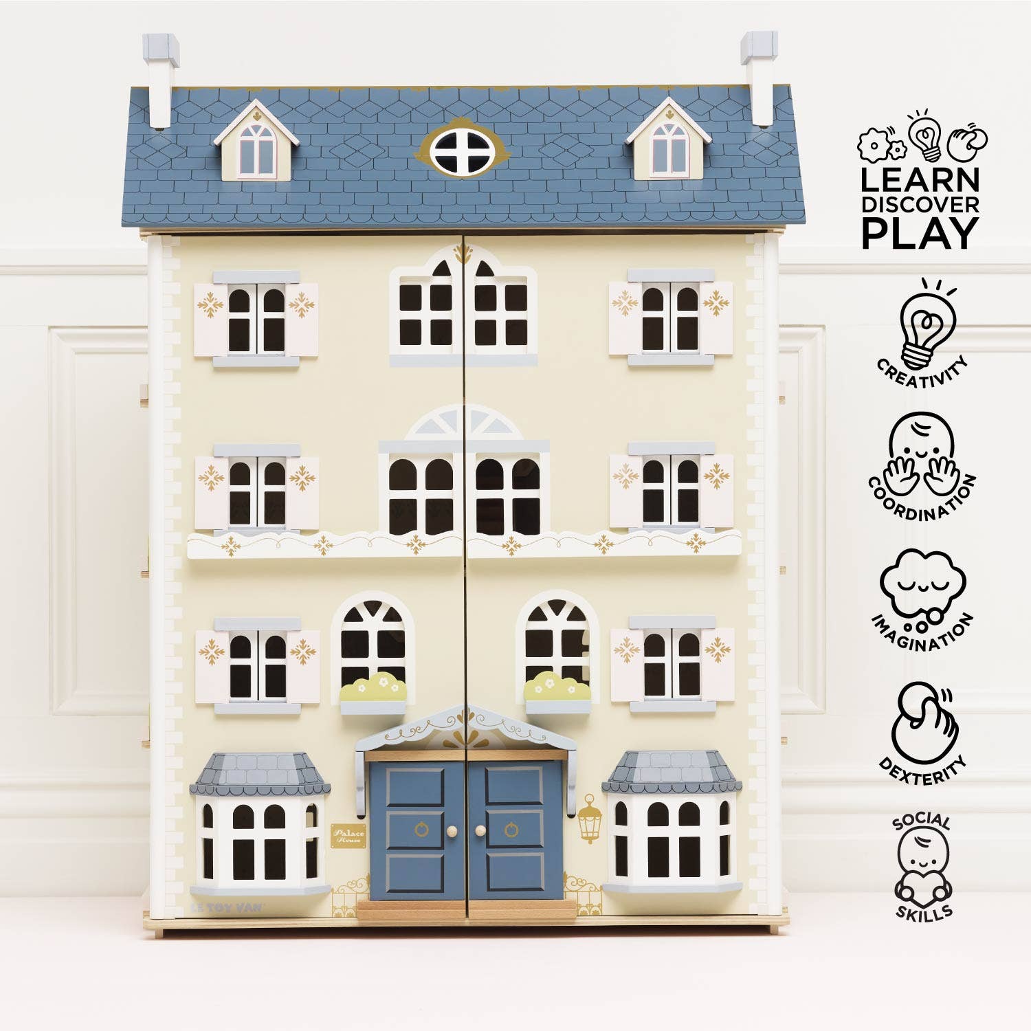 Le Toy Van, Inc. - Wholesale Doll Accessory Kit - Kids - Palace Wooden Dolls House3