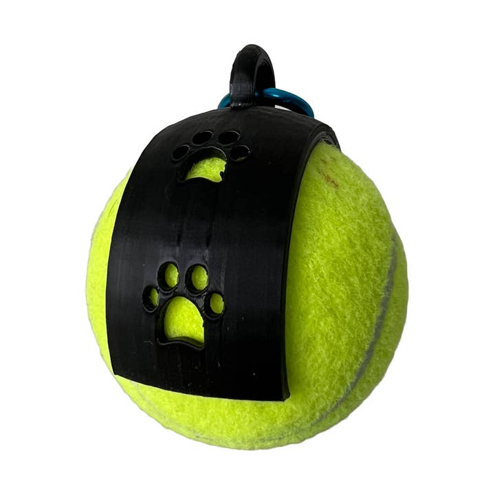 Svart 3D-utskriven tennisbollshållare för wholesale av Best Friend Supplies Co