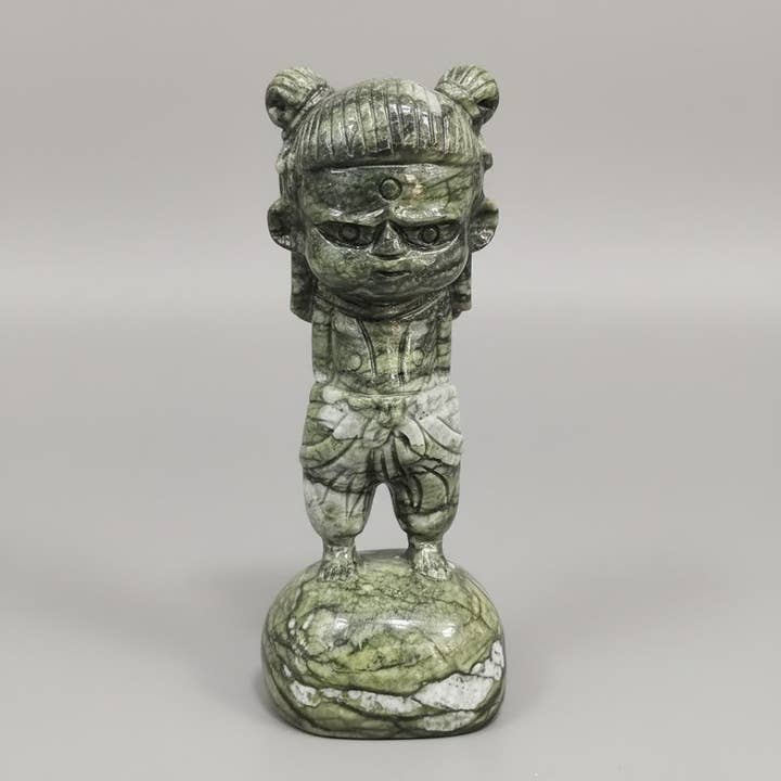 Nezha Serpentine Statue – Mythical Guardian Series for wholesale by Crystal Deal· Wholesale Crystals & Gifts