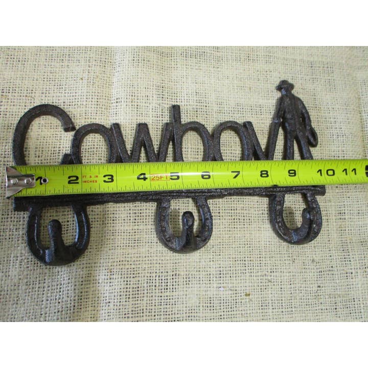 Midwest Craft House - Wholesale Coat Rack - CAST IRON COWBOY COAT RACK