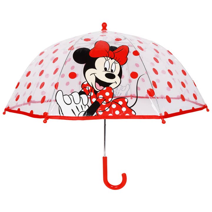 Disney Minnie Mouse Children’s Clear Dome Umbrella for wholesale by Concept One