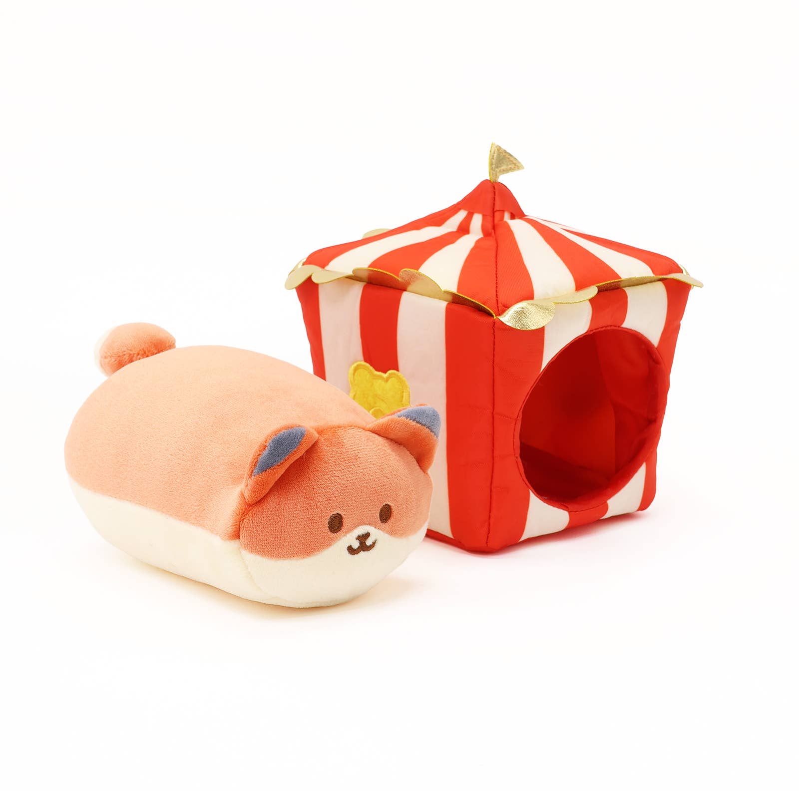 BCZShop - Wholesale Stuffed/Plush Toy - Kids & Baby - Anirollz Circus Tent Foxiroll Small Plush Outfitz4