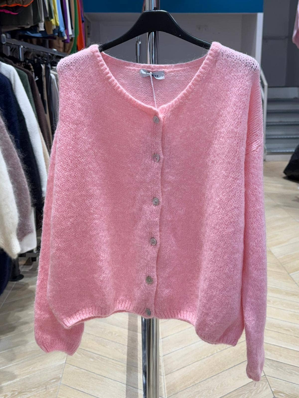 NOELINE - Wholesale Cardigan - Women's - Kid mohair and wool vest 753520