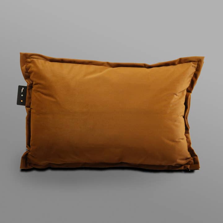 Cuscino riscaldato velluto - Marrone per la vendita all'ingrosso da parte di Sit & Heat