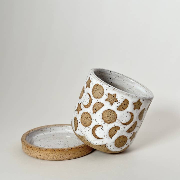 Annie’s Potteries - Venta al por mayor Macetas - Maceta Celestial con Plato de Drenaje5