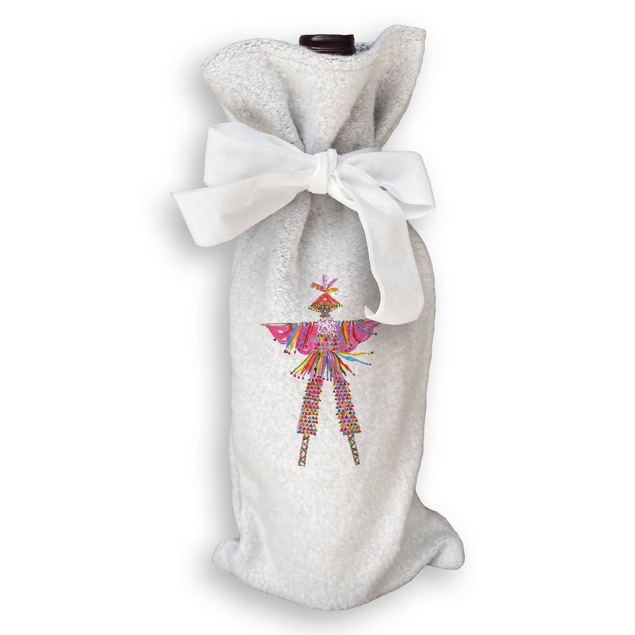 French Graffiti – Großhandel Geschirrtücher – Rosafarbener Moko Jumbie17