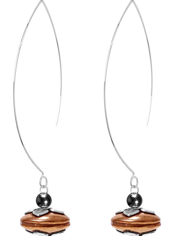 Cassandra Threader Drop Earrings - SF for wholesale by Zoey Simmons