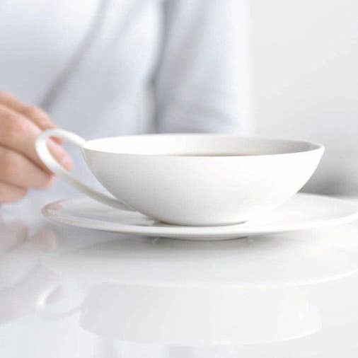 À TABLE Fine Bone China Tea Cup w/ Saucer *2-3 MO Lead Time for wholesale by ASA Selection