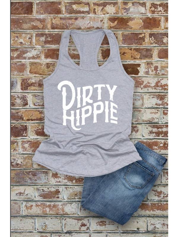 Top Avenue - Wholesale Tank top – Women′s - Dirty Hippie, Women Fit Fitted Racerback Tank Top7