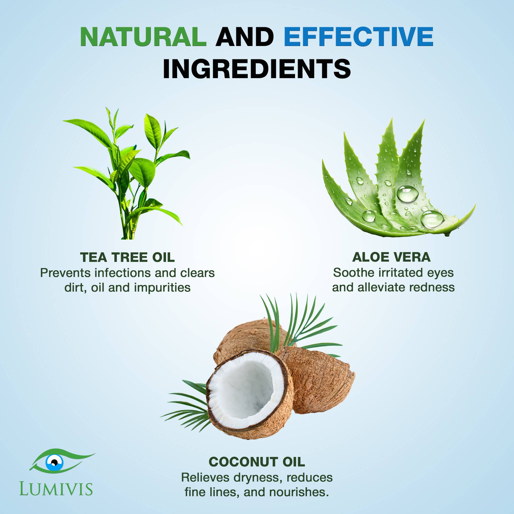 Lumivis - Wholesale Eye Treatment Mask - Lumivis Eyelid & Eyelash Wipes with Tea Tree Oil 108 Pieces1