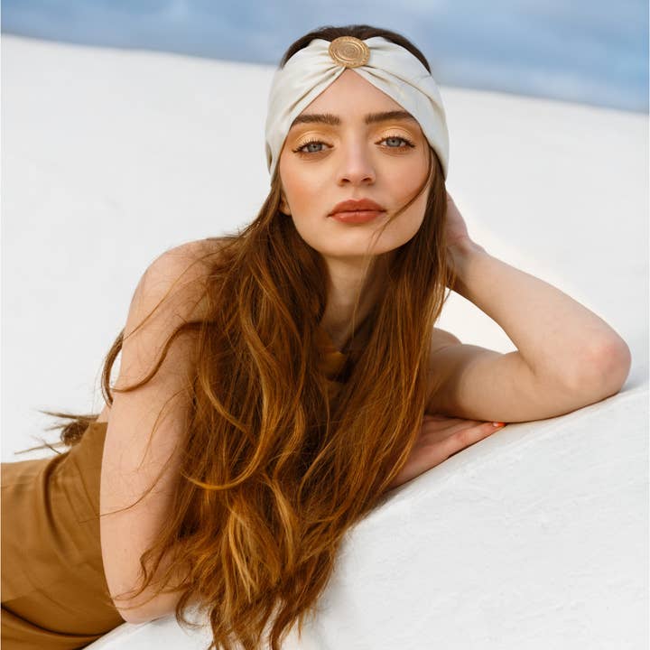 TEJALIK - Wholesale Fashion Headband - Women's - ELISSA SILK HEADBAND