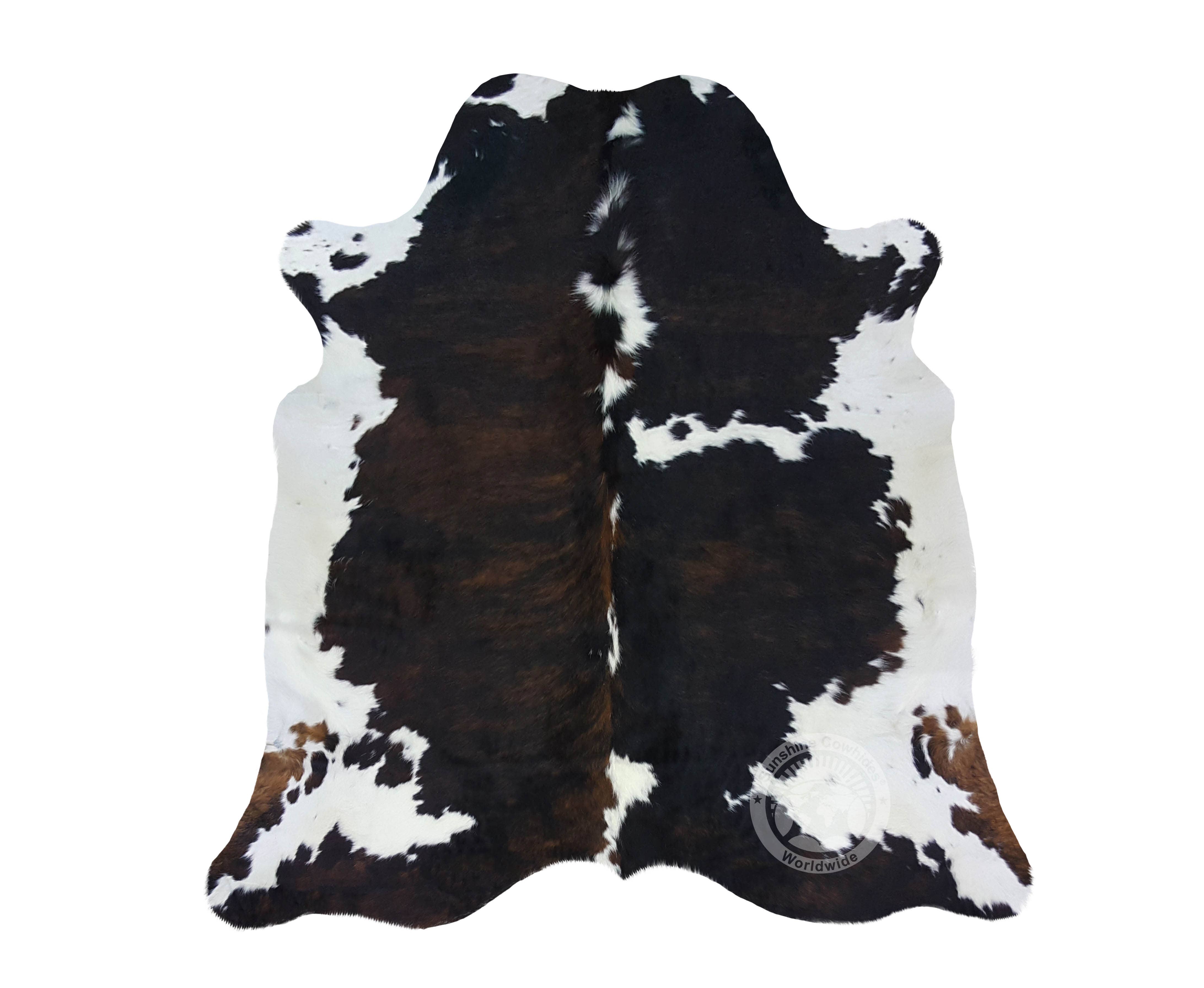 Sunshine Cowhides - Wholesale Area Rug - Tricolor Mix XL/L Cowhides1