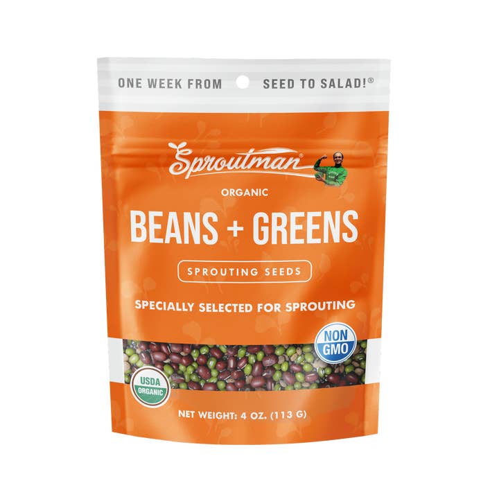 Sproutman - Wholesale Plant Seeds - Organic Beans + Greens Sprouting Seed5