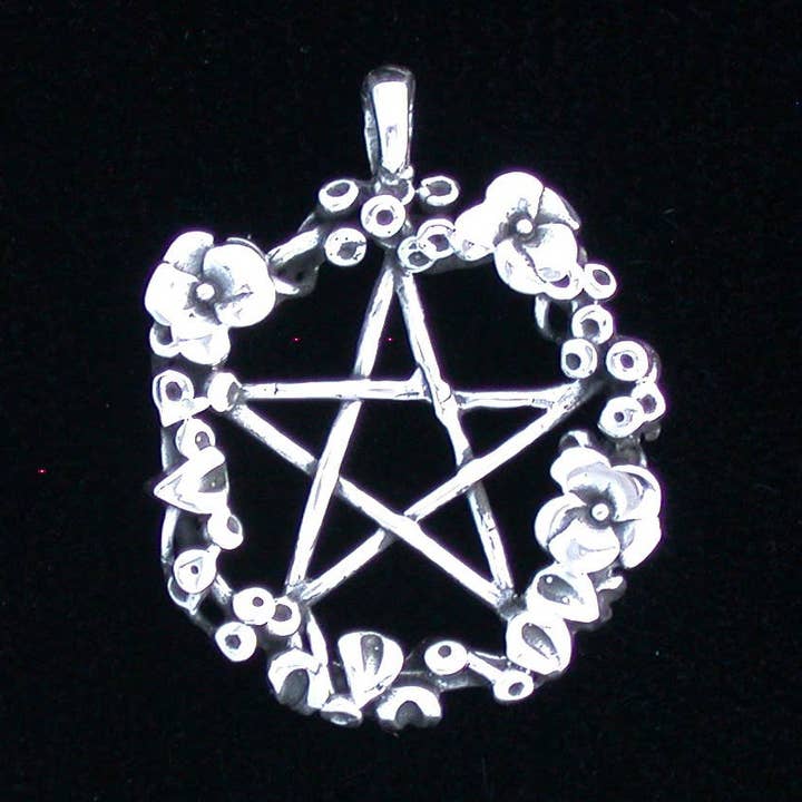 Pentáculo-Pentáculo-Pendente Pequeno em Prata de 1ª Lei por atacado de Zeppo Merchandisers Inc