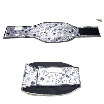 Jack & Jill Dog Diapers – wholesale Husdjursblöja - Hund – Hanhund Magband - Stil #2 Grå Ben1