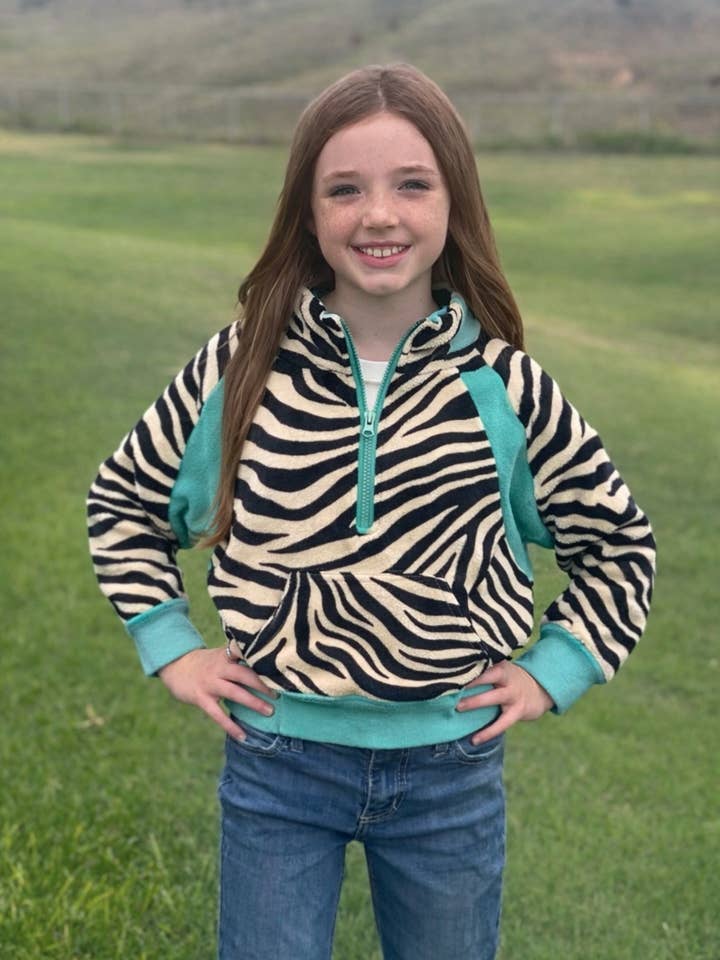 Mini Desierto Rayado Turquesa Jersey para venta al por mayor de Sterling Kreek