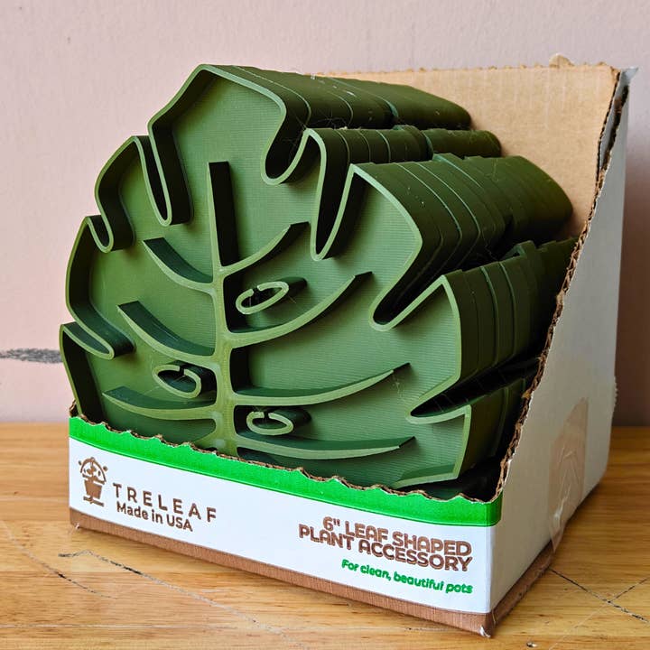 Treleaf - Wholesale Plant Pot - Tera Sausr - Monstera Leaf-shaped Pot Saucer - Humidity Tray18