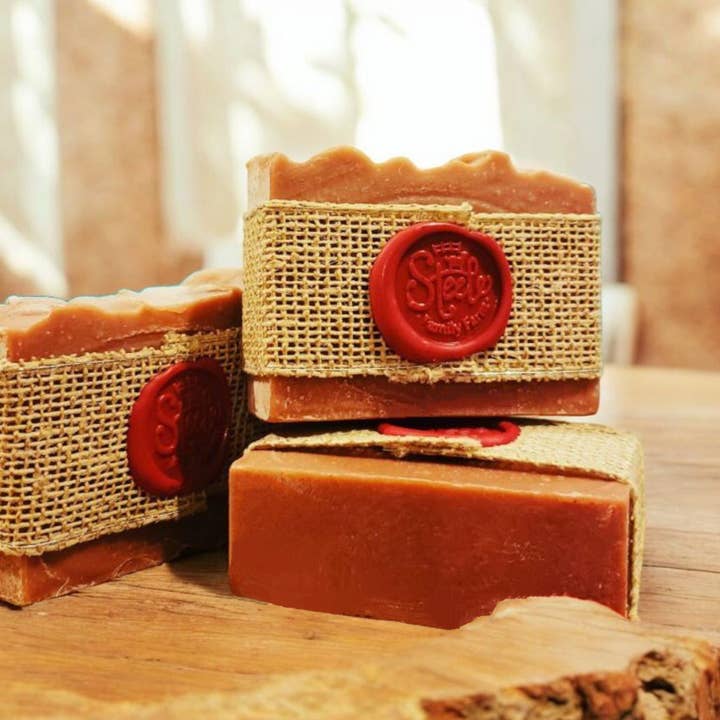 Red Dirt Goat Milk Soap for wholesale by Steele Family Farm