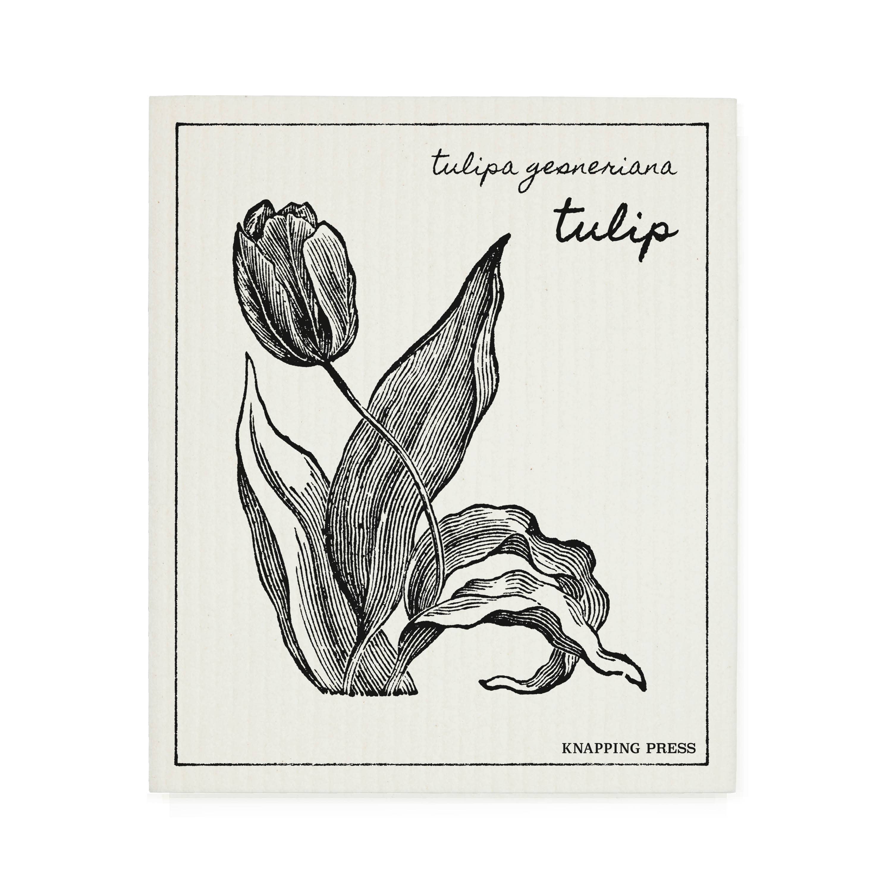 Knapping Press - Wholesale Cleaning Cloth - Swedish Dishcloth - Tulip
