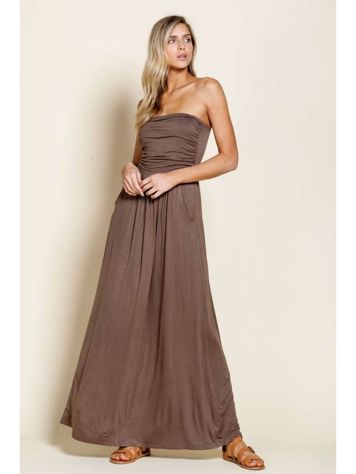 mittoshop - Venta al por mayor Vestido - Mujer - VESTIDO MAXI DE TUBO DE JERSEY CON BOLSILLOS6