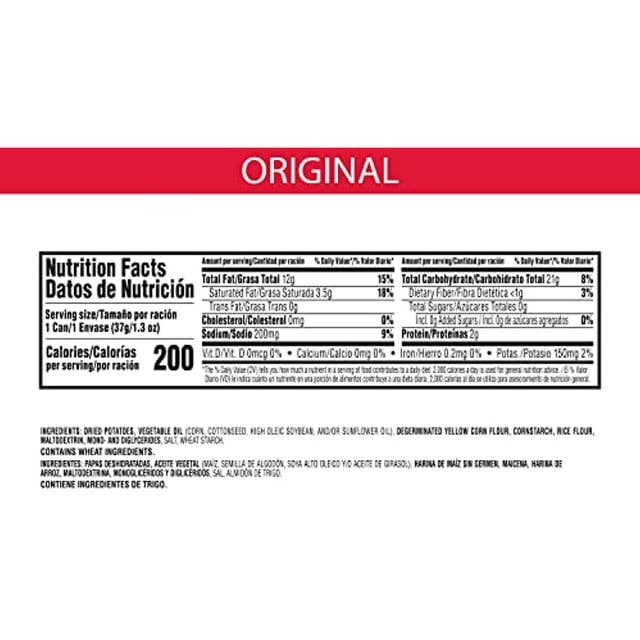 I Got Your Candy – wholesale Crisps – Pringles Original Potato Crisps 1.3oz - 12ct