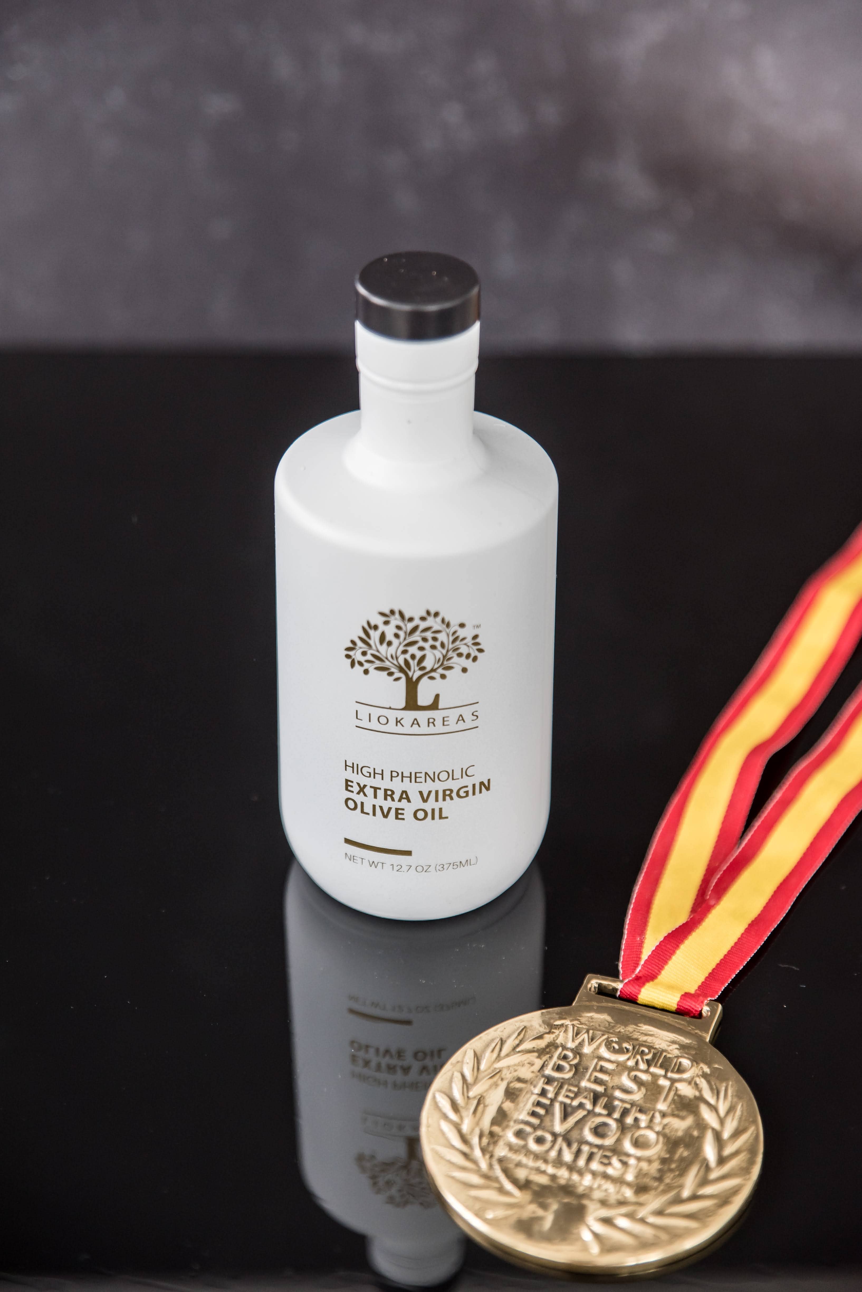 Liokareas – wholesale Olivolja – Liokareas Rx extra jungfruolja med hög polyfenolhalt - 375 ml1