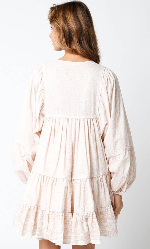 Natural Abigail Dress for wholesale on Faire2