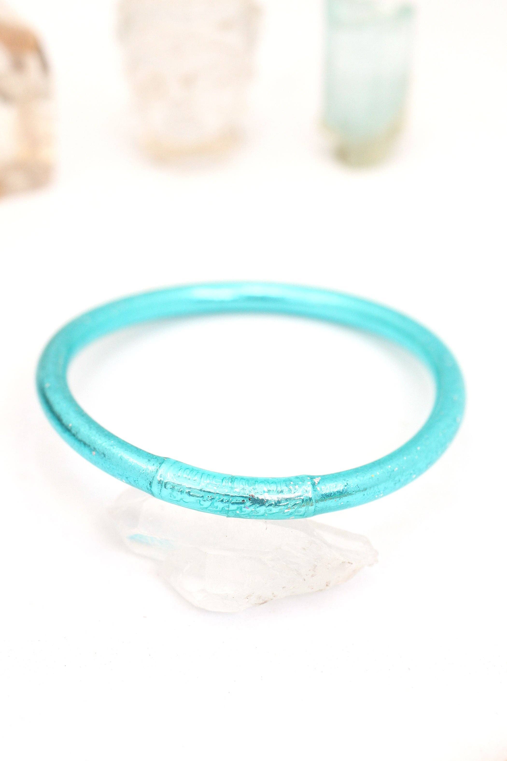 Woman Shops World - Wholesale Bangle Bracelet - Single Rainbow Thai Buddhist Temple Bracelet, Mantra Bangle34