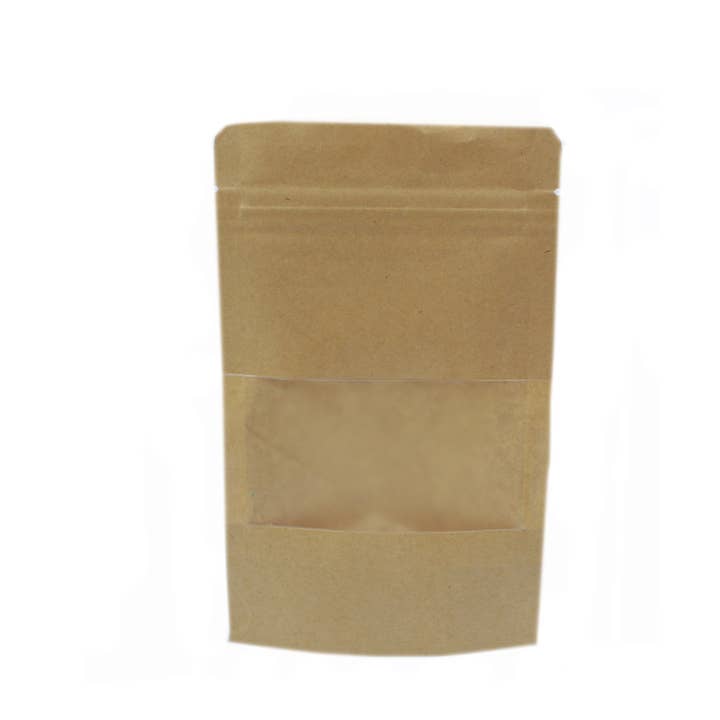 AW Aromatics Limited - Wholesale Gift Bag - Kraft Window Gift Bag, 10x16 cm