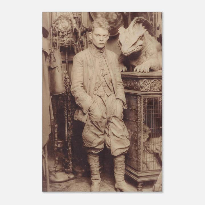 Der Drachenhüter-Zauberer Kunstdruck für den Großhandel von Houselore