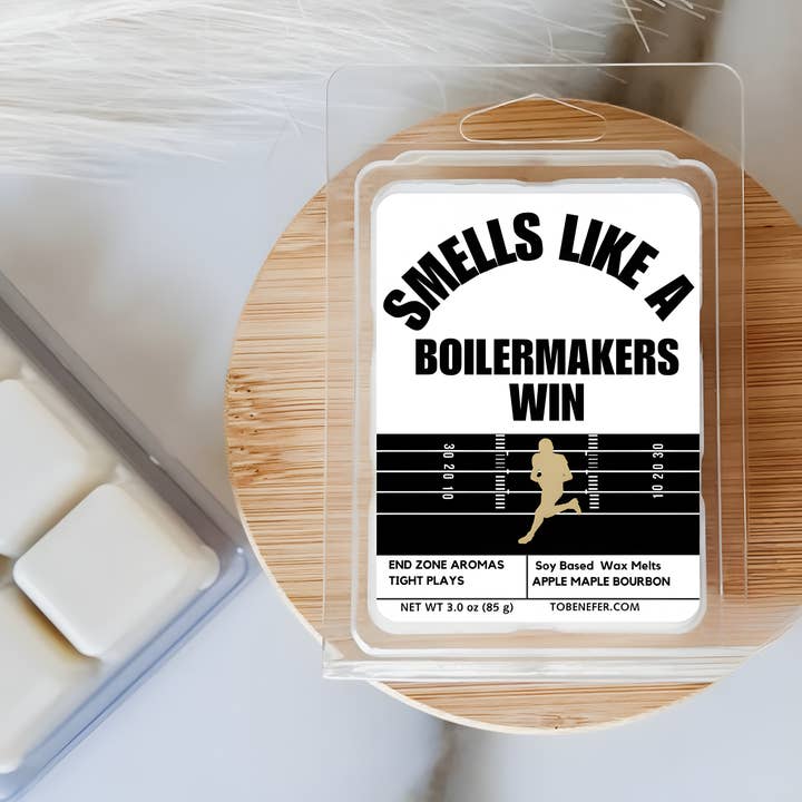 Nefer Designer Candles & Home Decor - Wholesale Wax Melt - Smells Like a Boilermakers Win | Purdue Football Themed Scented Natural Wax Melts1