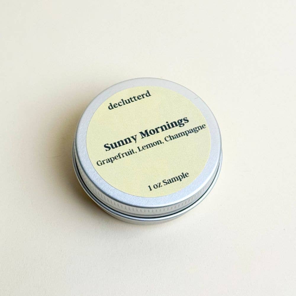 declutterd - Wholesale Travel Candles - Candle Tin Sample 1 oz Wood Wick Non Toxic Coconut Soy Wax25