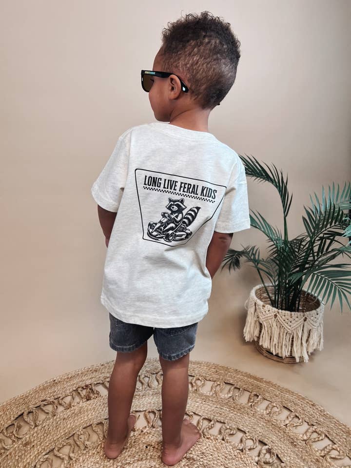 Raising Brave - Wholesale T-Shirt - Kids - Long Live Feral Kids- Baby/Toddler Tee2