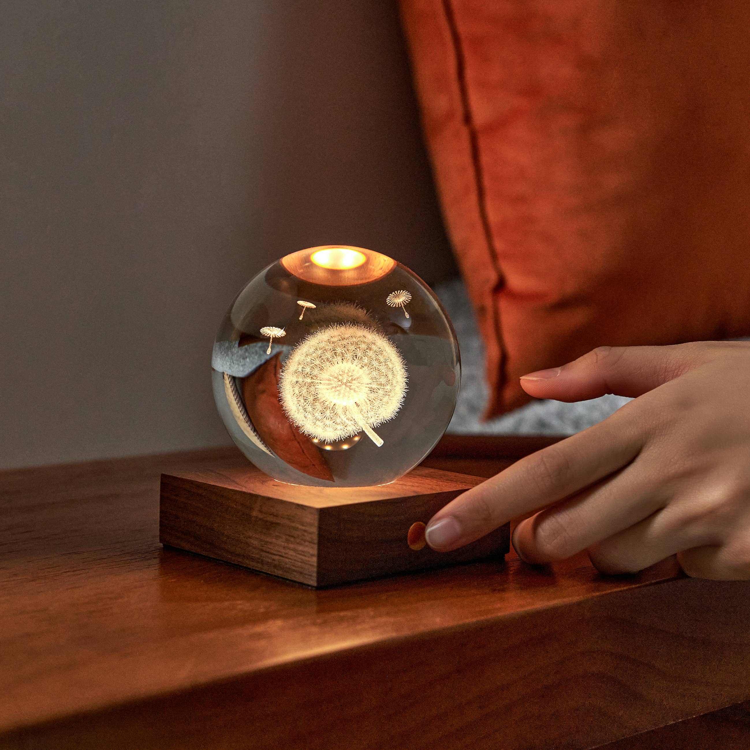 Gingko Design - Wholesale Night light - Amber Crystal Light34