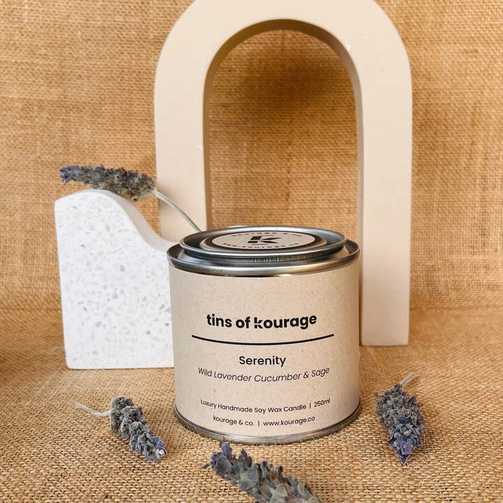 Kourage & co - Wholesale Travel candles - Candle Bestseller Bundle | Large | Scented Paint Tin Candles1