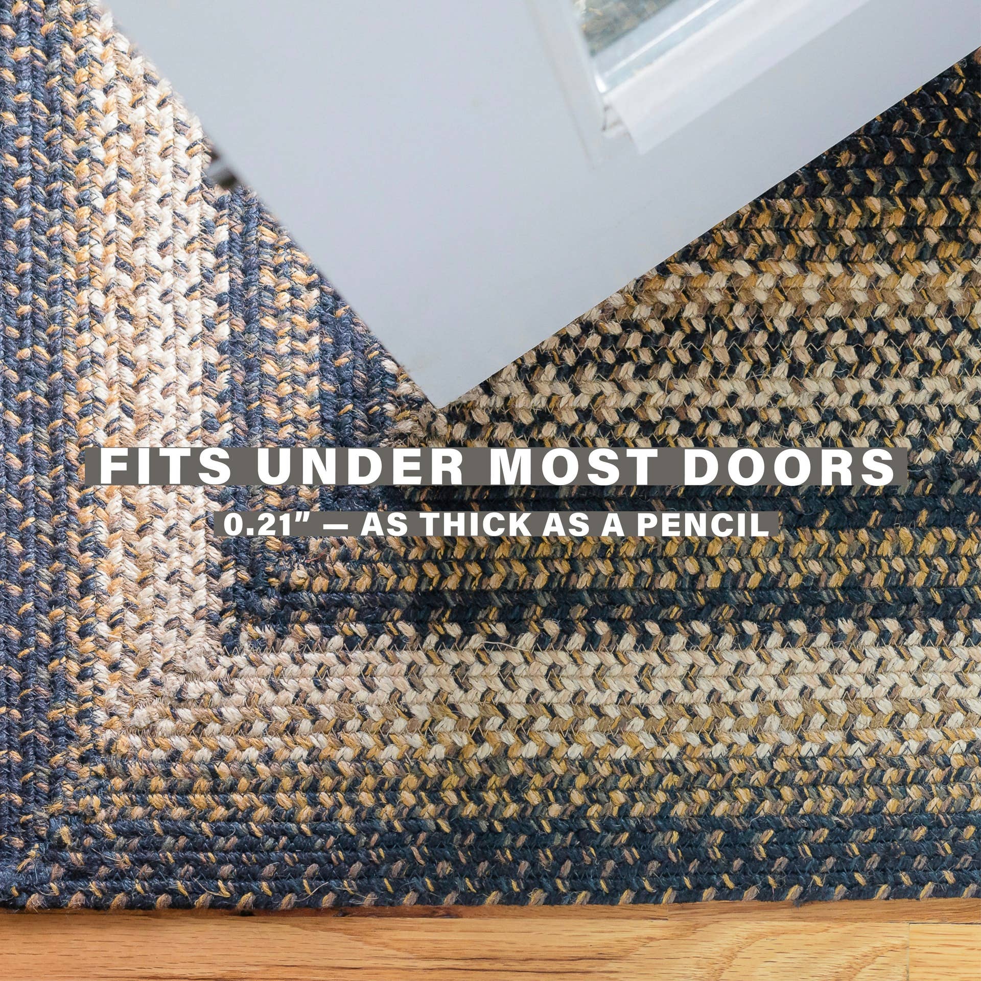 Homespice Decor – wholesale Area rug – Kilimanjaro Non-Shedding Jute Braided Rugs, Black and Tan5