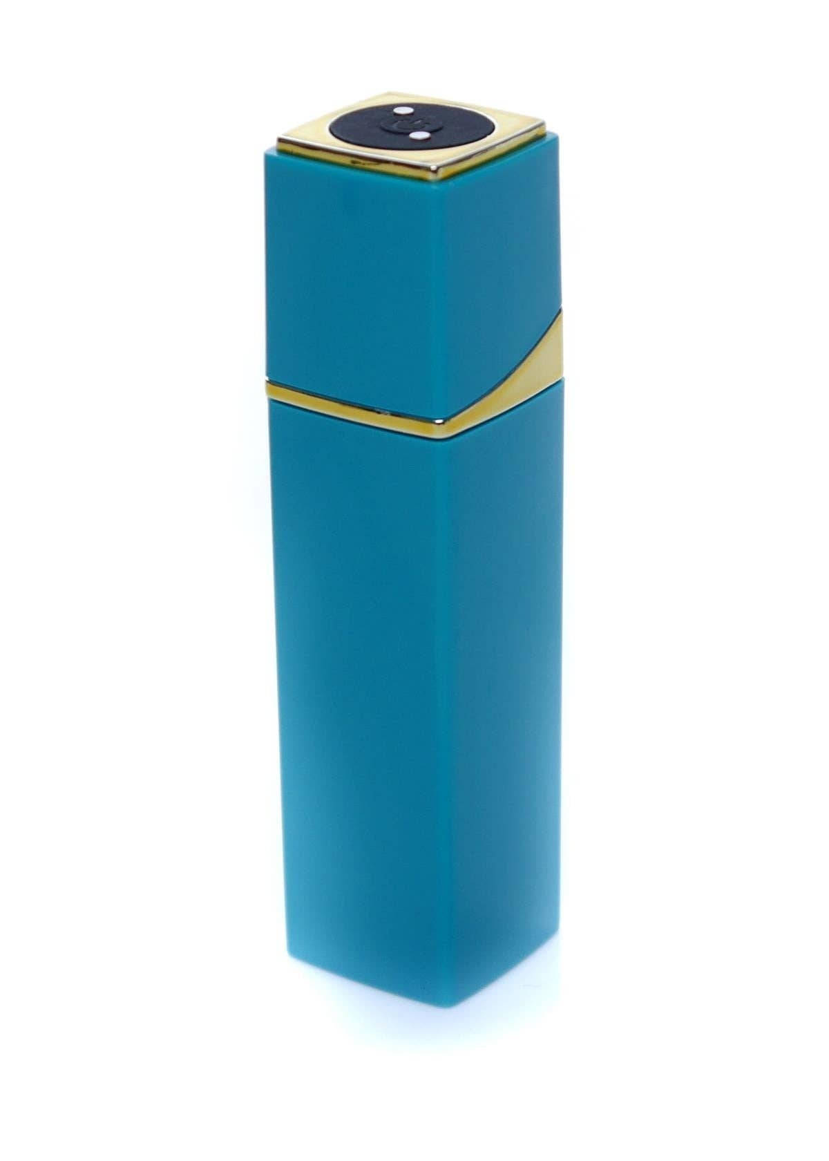 Kinky Pleasure - Wholesale Sex Toy - Bossoftoys - 22-00022 - Lipstick Vibrator - Rechargeable - Blue housing - Color box1