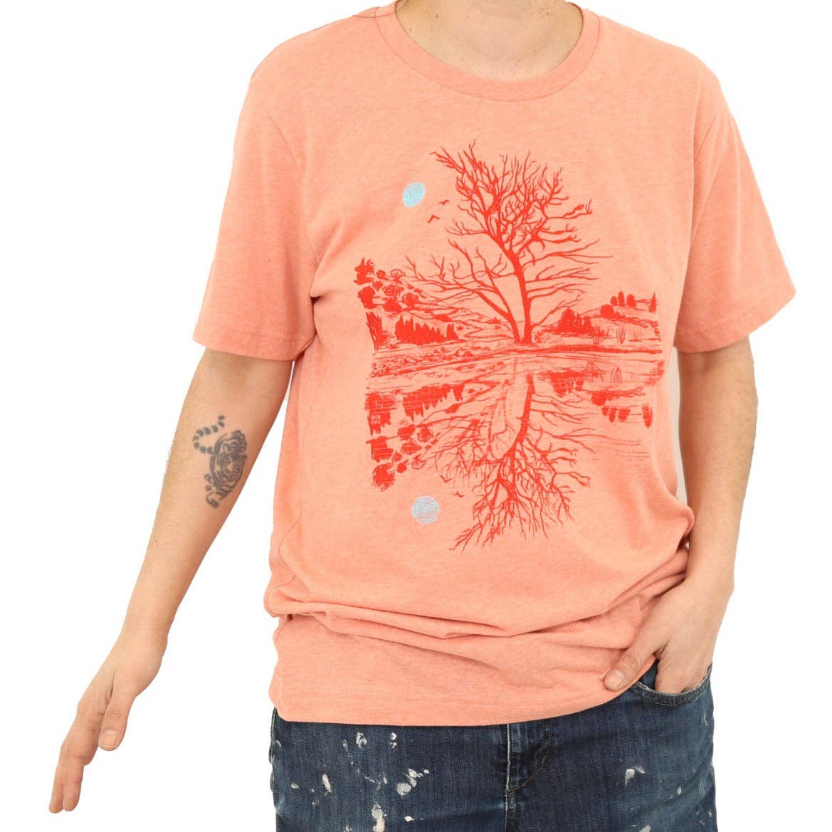 Slow Loris – wholesale T-shirts med screentryck – Herr – Reflektion T-shirt8