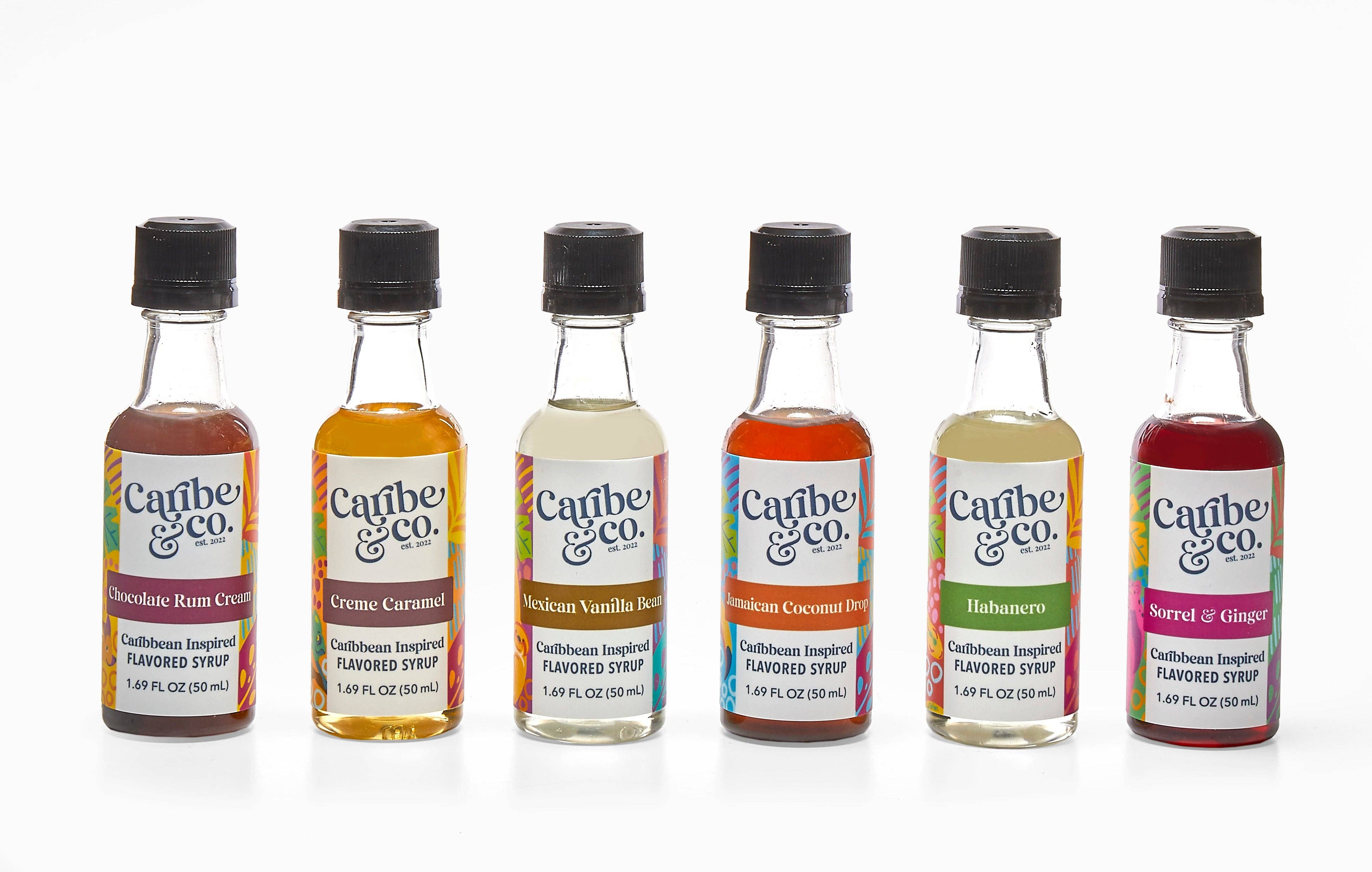 Caribe & Co. - Wholesale Flavored Syrup - Flavored Syrup Sampler Pack2