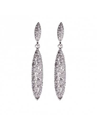 Lasy Silver Earrings for wholesale by Flormoda