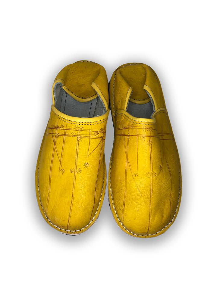 Marrakech Bazaar – Chinelos - Homem por atacado – Chinelos masculinos artesanais de couro marroquino12