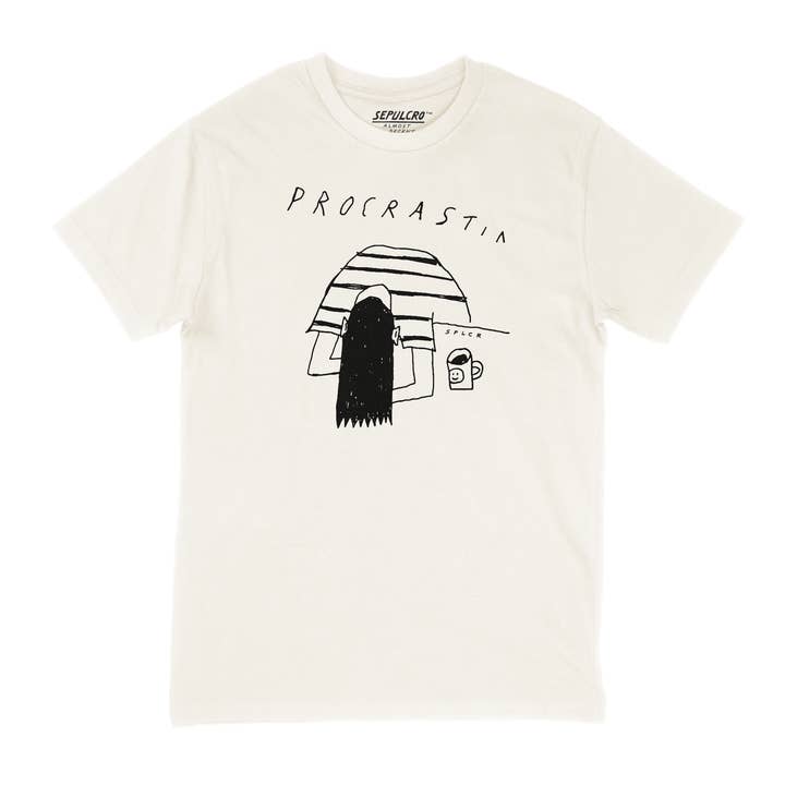 Prokrastinering T‑shirt för wholesale av SEPULCRO